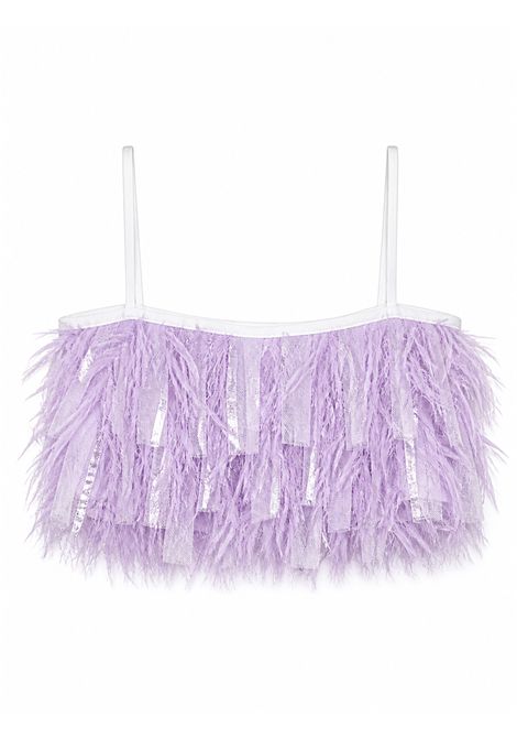 Top con frange A' LAPAGE | 25SAGTOP00090LILLA